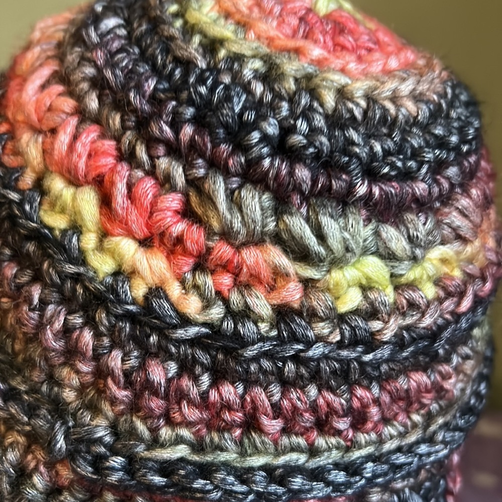 Crochet large bucket hat soft foam acrylic yarn new - Picture 8 of 8